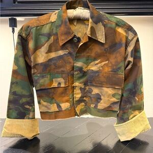 PCH Cropped Camo Jacket